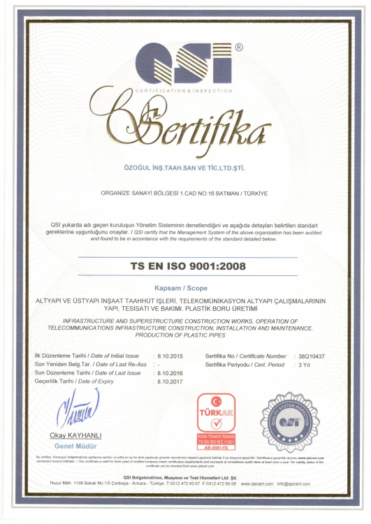 ISO TS EN 9001:2008